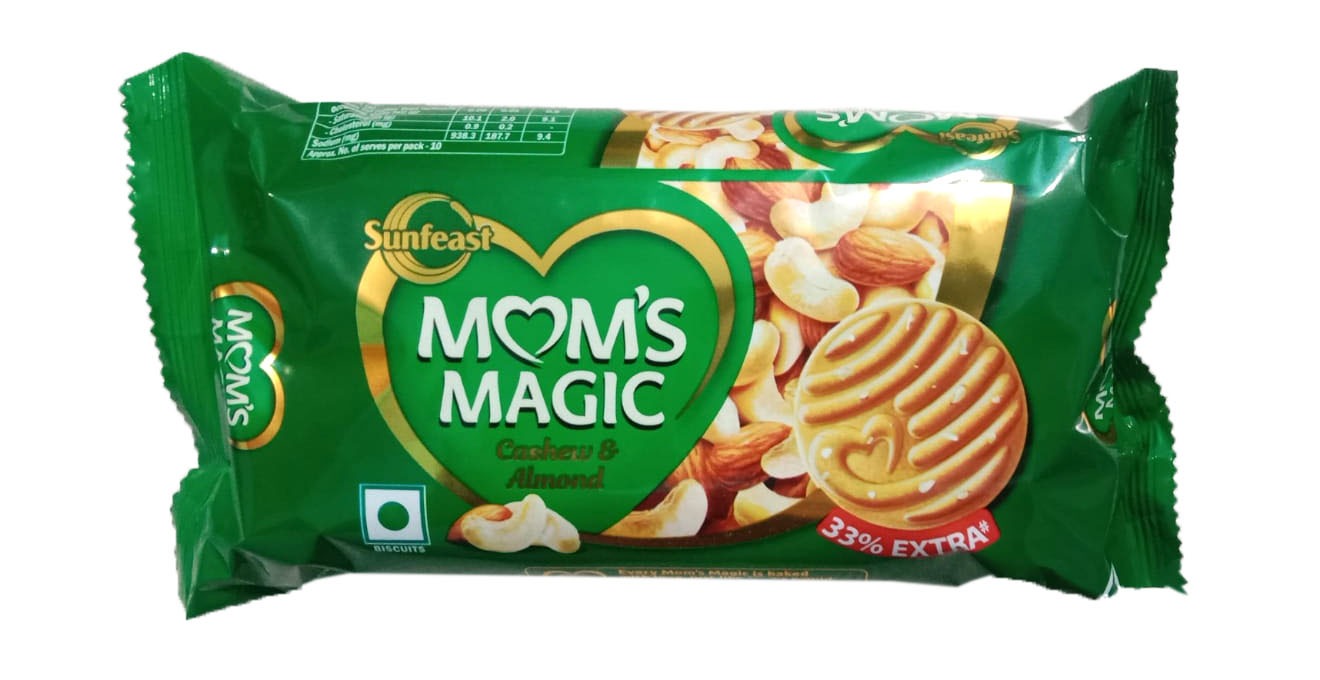 Sunfeast Moms Magic Cashew  and Almond Biscuits Rs.40 